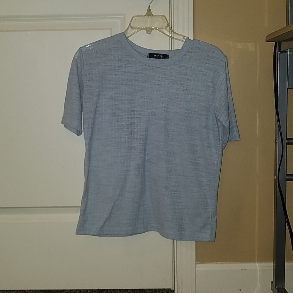 Light blue T shirt